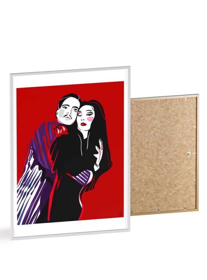 90' Bloody Halloween Poster, Framed