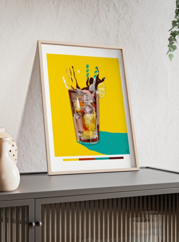 Splash Poster, Framed