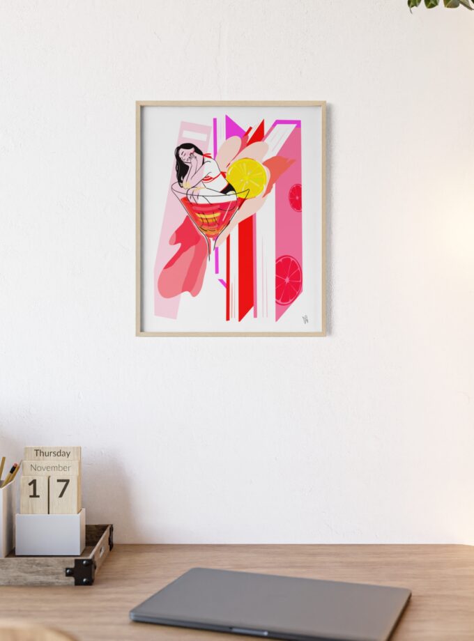 Cosmopolitana Poster, Framed