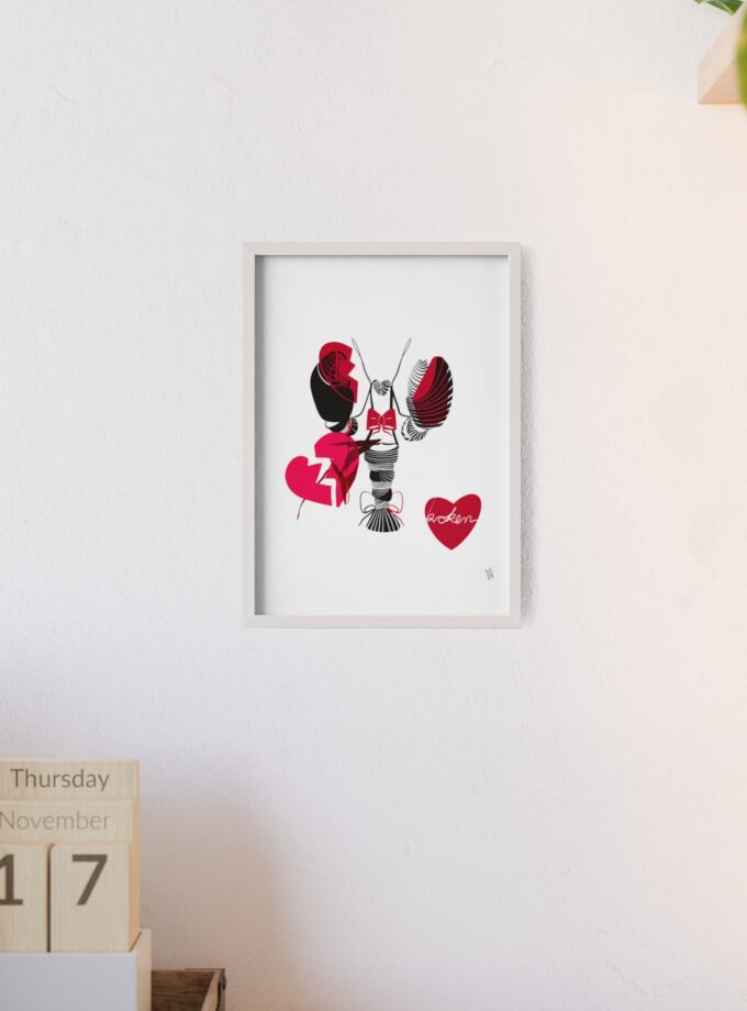 Heartbroken Poster, Framed