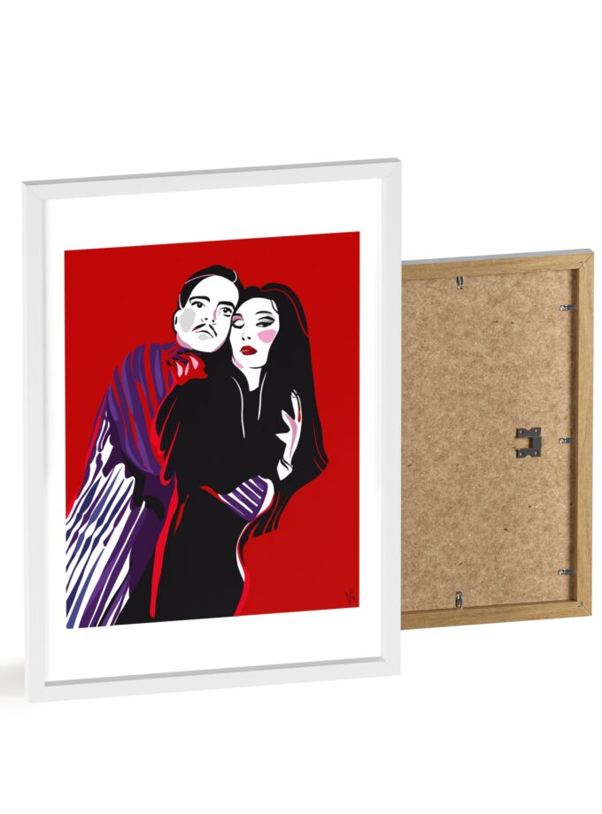 90' Bloody Halloween Poster, Framed