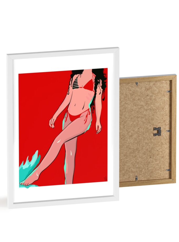 Budva Poster, Framed