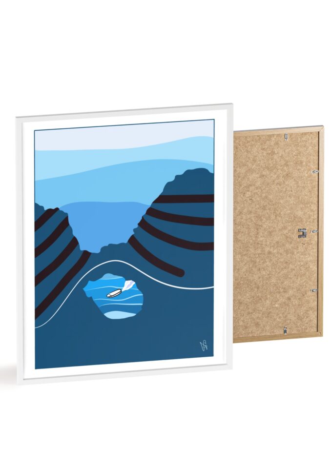 Sky Is Bright Poster, Framed