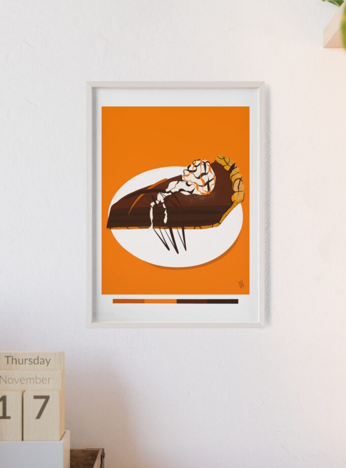 Chocolate Pie Poster, Framed