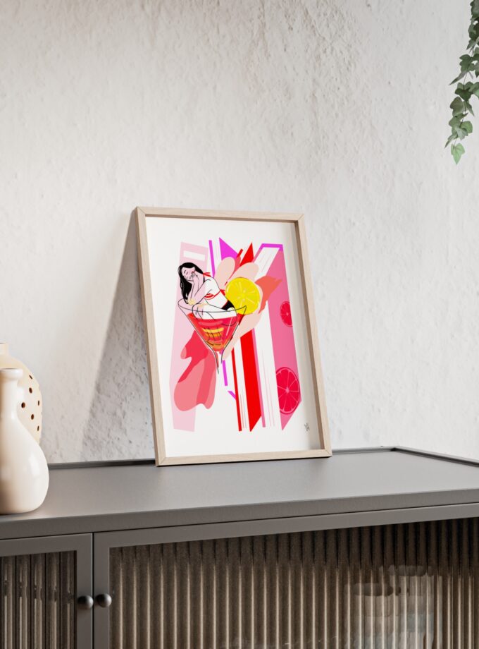 Cosmopolitana Poster, Framed