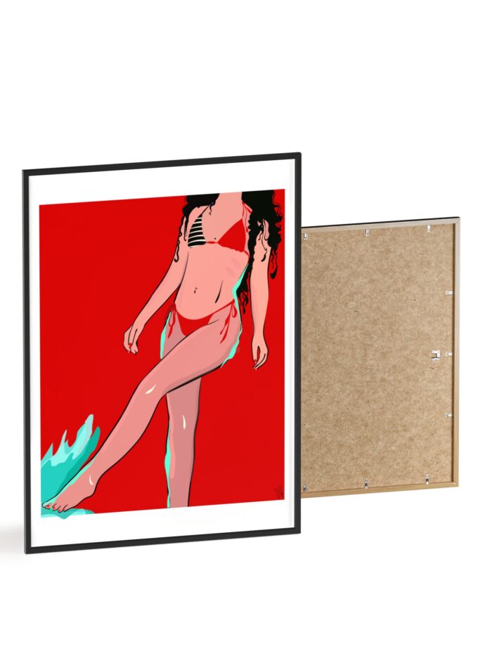 Budva Poster, Framed