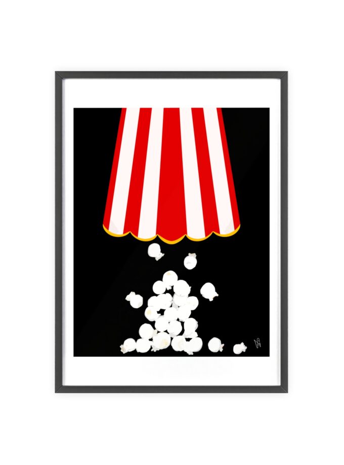 Let's Stay In Poster, Framed