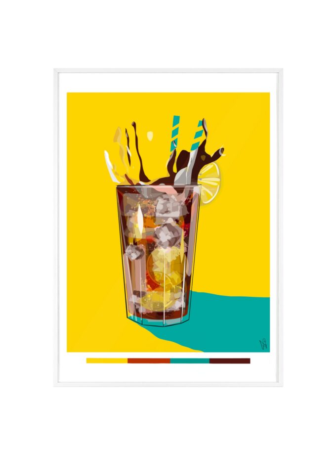 Splash Poster, Framed