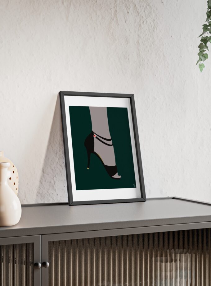 Emerald Poster, Framed