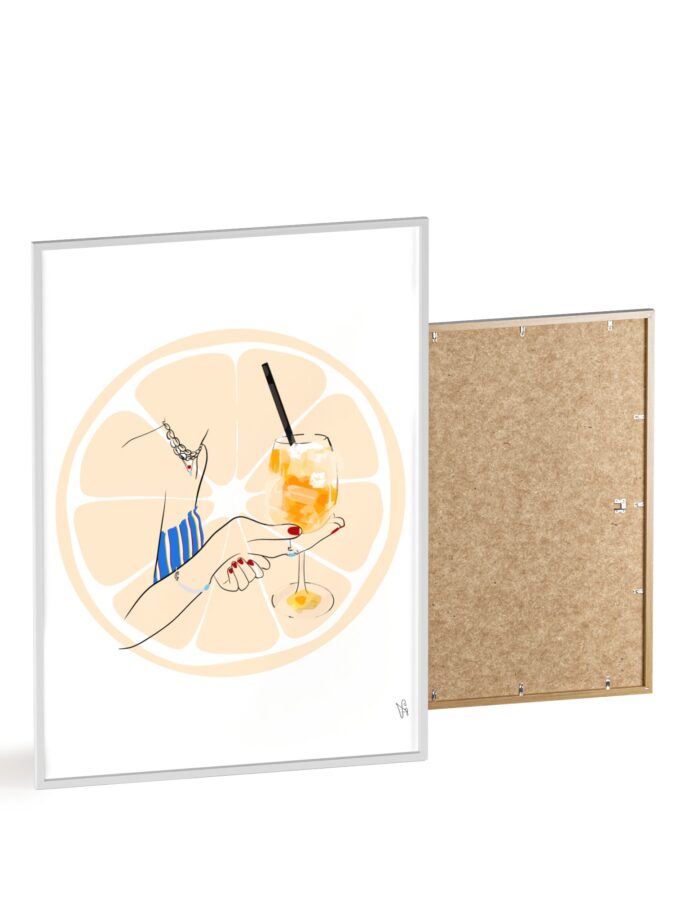 Mimosa in Dubrovnik Poster, Framed