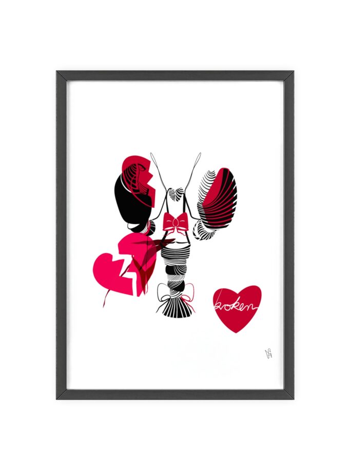 Heartbroken Poster, Framed