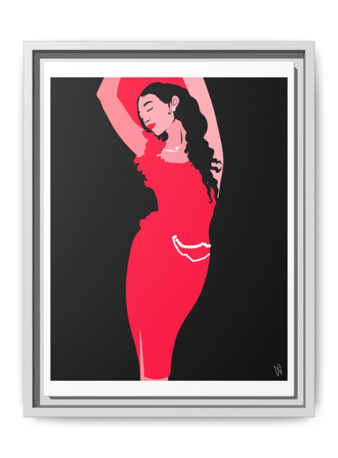 Goddess Canvas, Framed