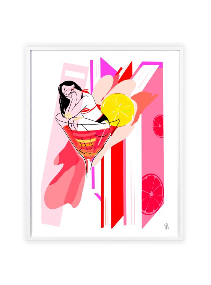 Cosmopolitana Poster, Framed