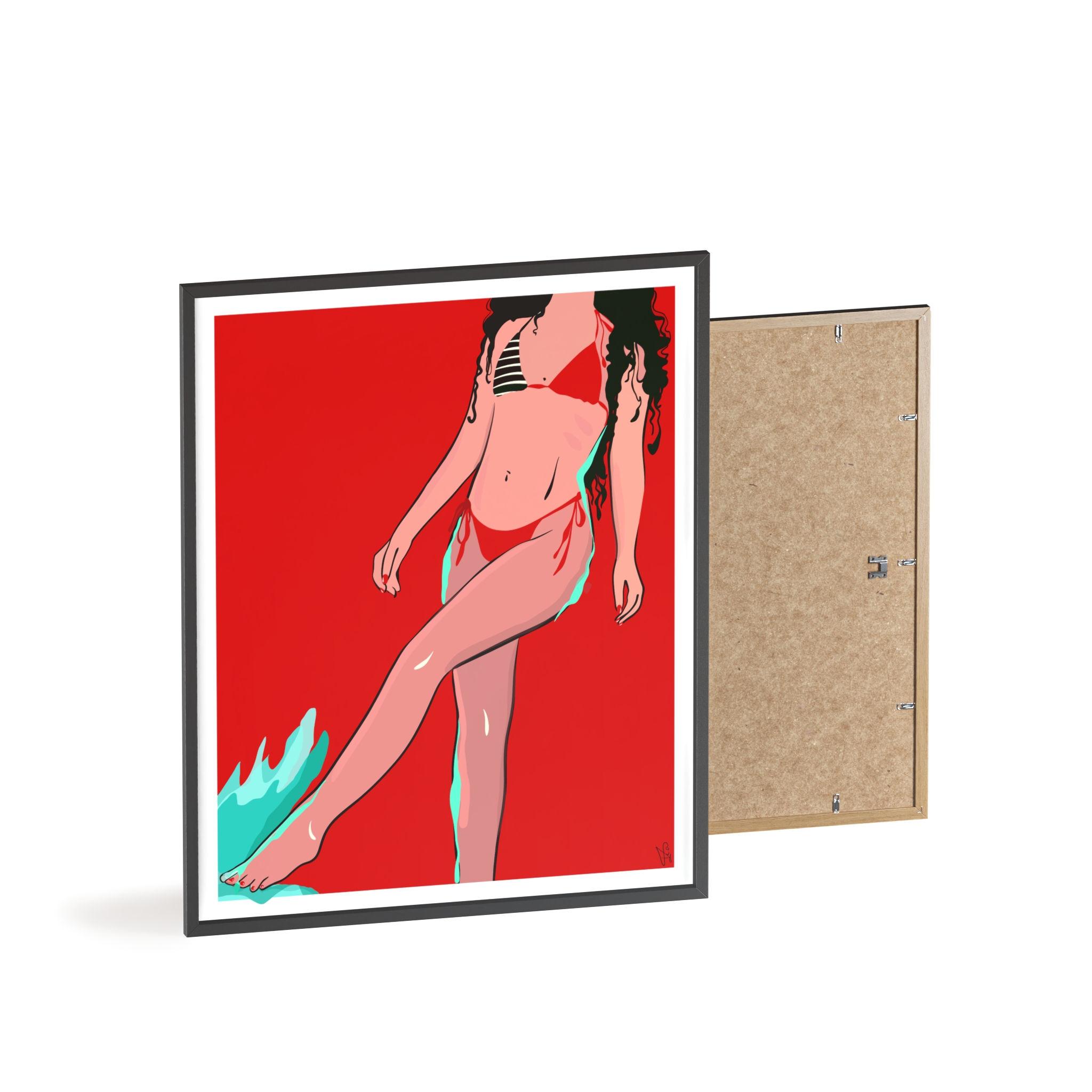 Budva Poster, Framed - Image 6