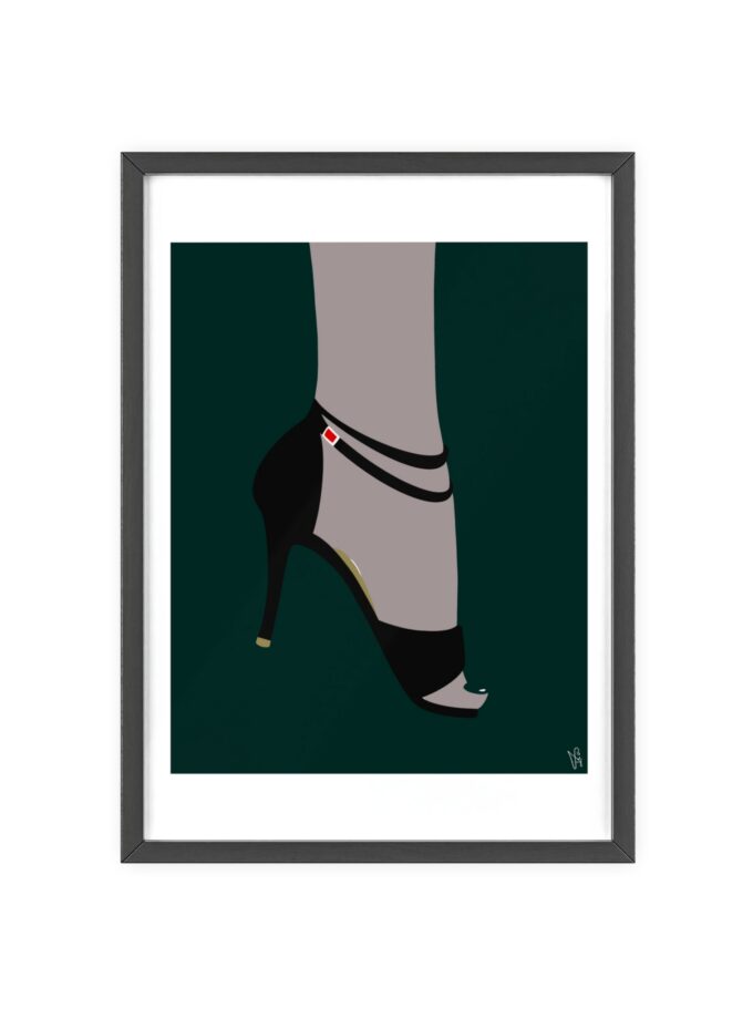 Emerald Poster, Framed