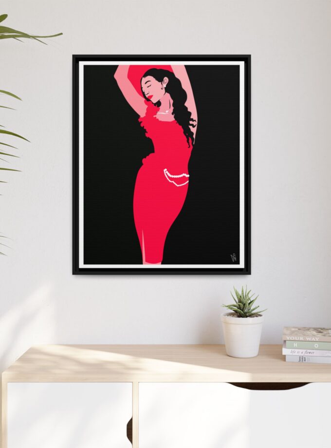 Goddess Canvas, Framed
