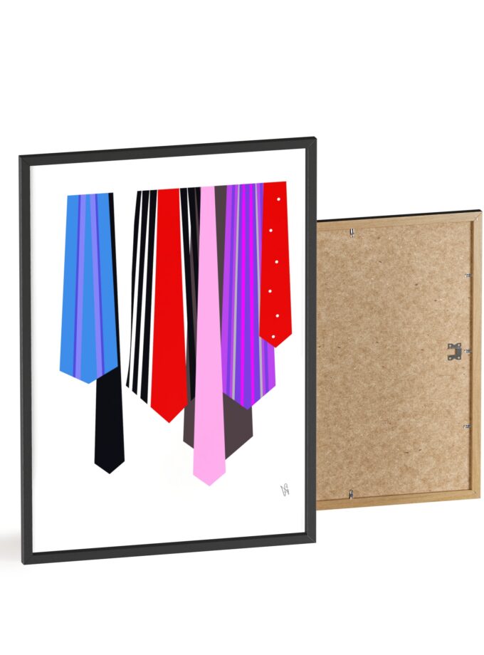Ties Poster, Framed