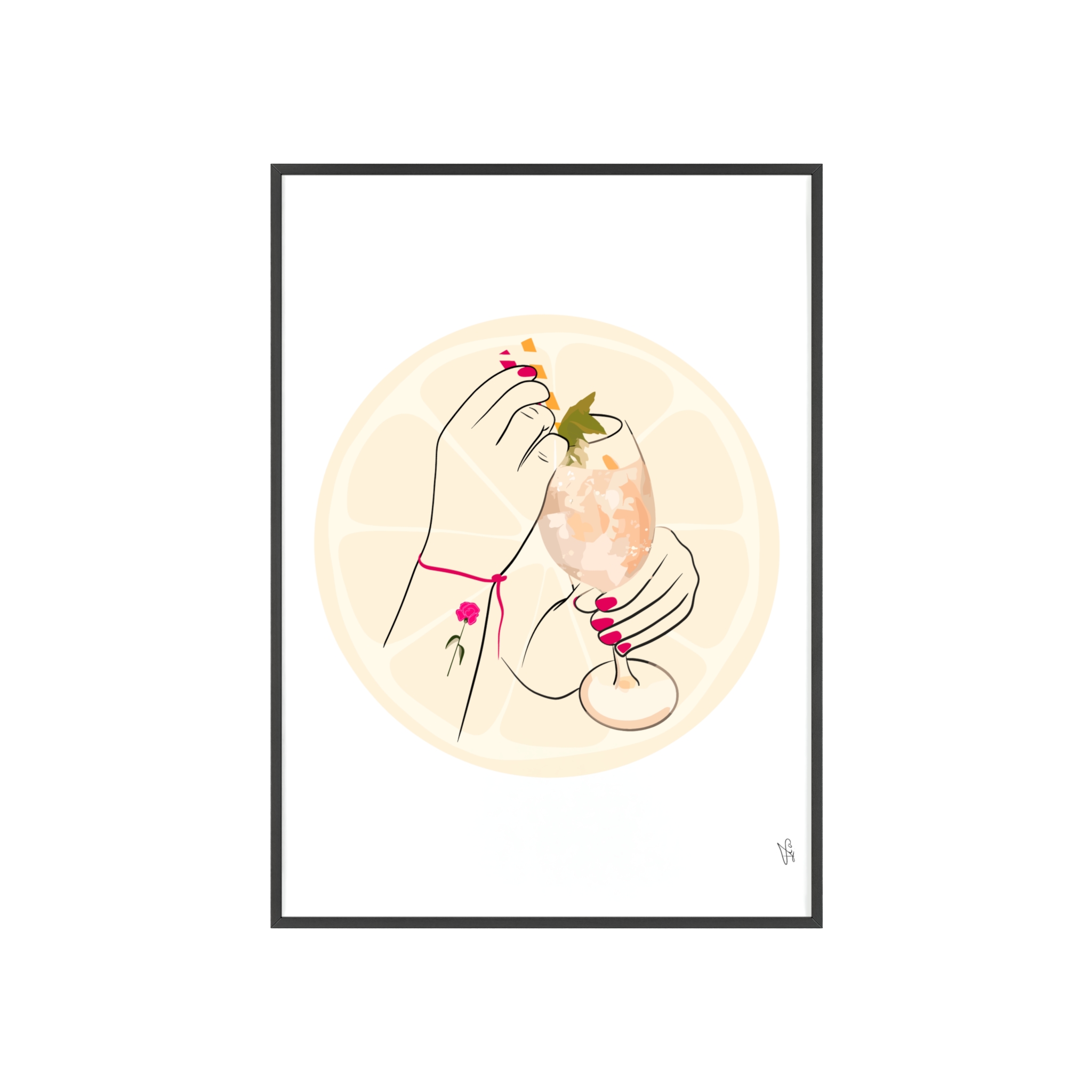 A Toast To Friendship Poster, Framed - Image 29