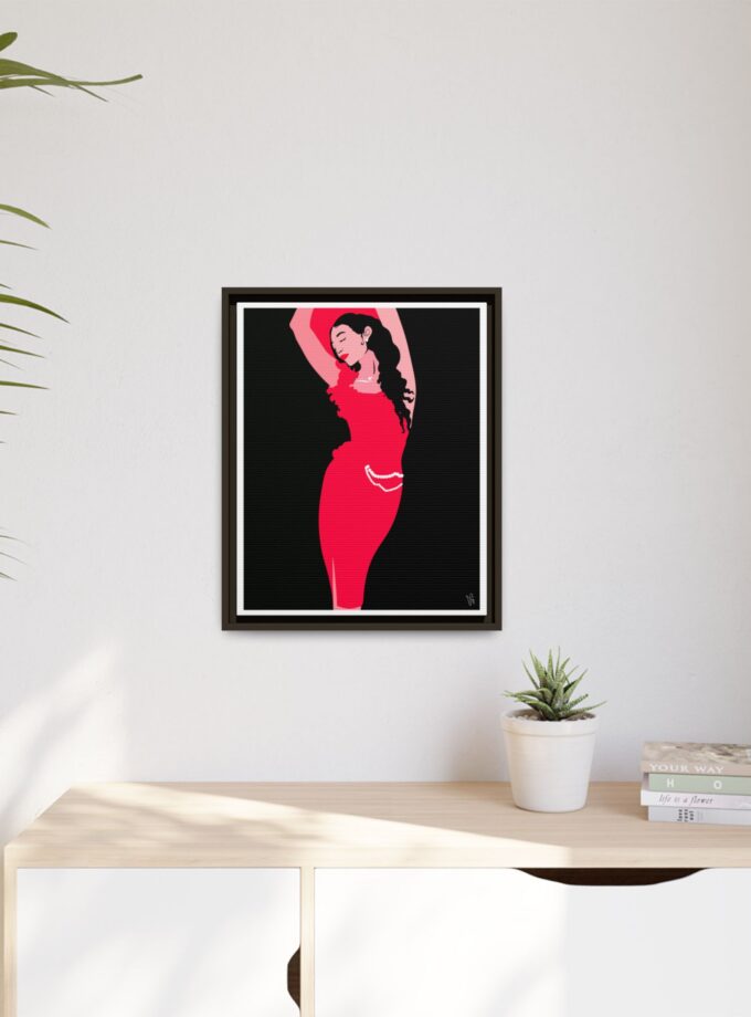 Goddess Canvas, Framed