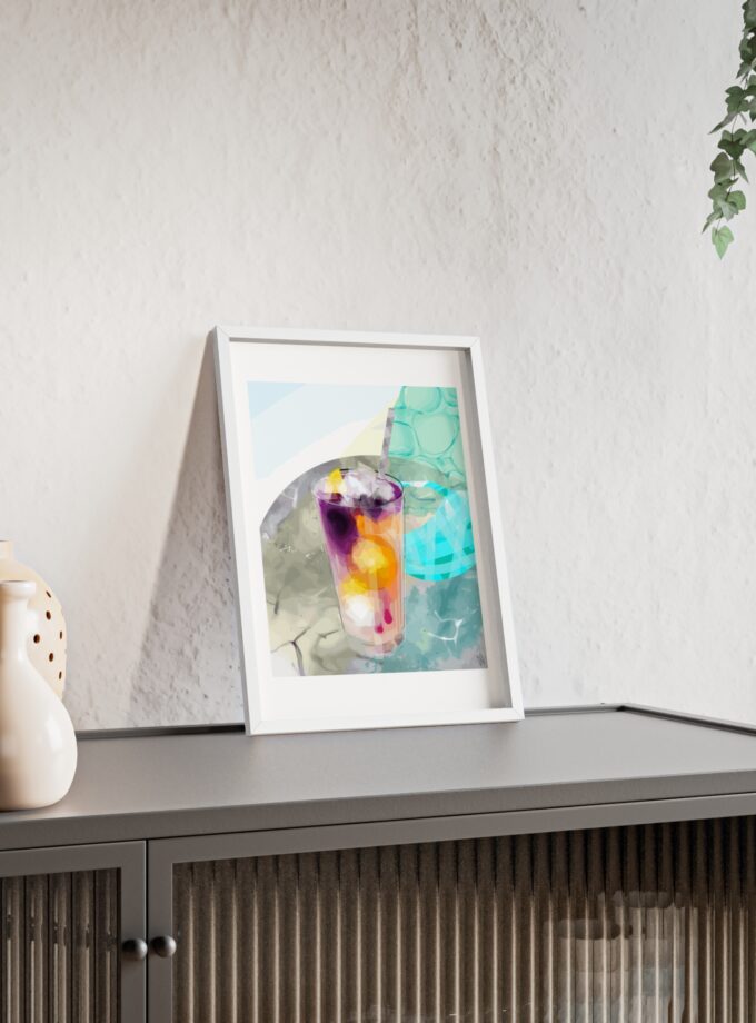 Lemonade In Zagreb Poster, Framed