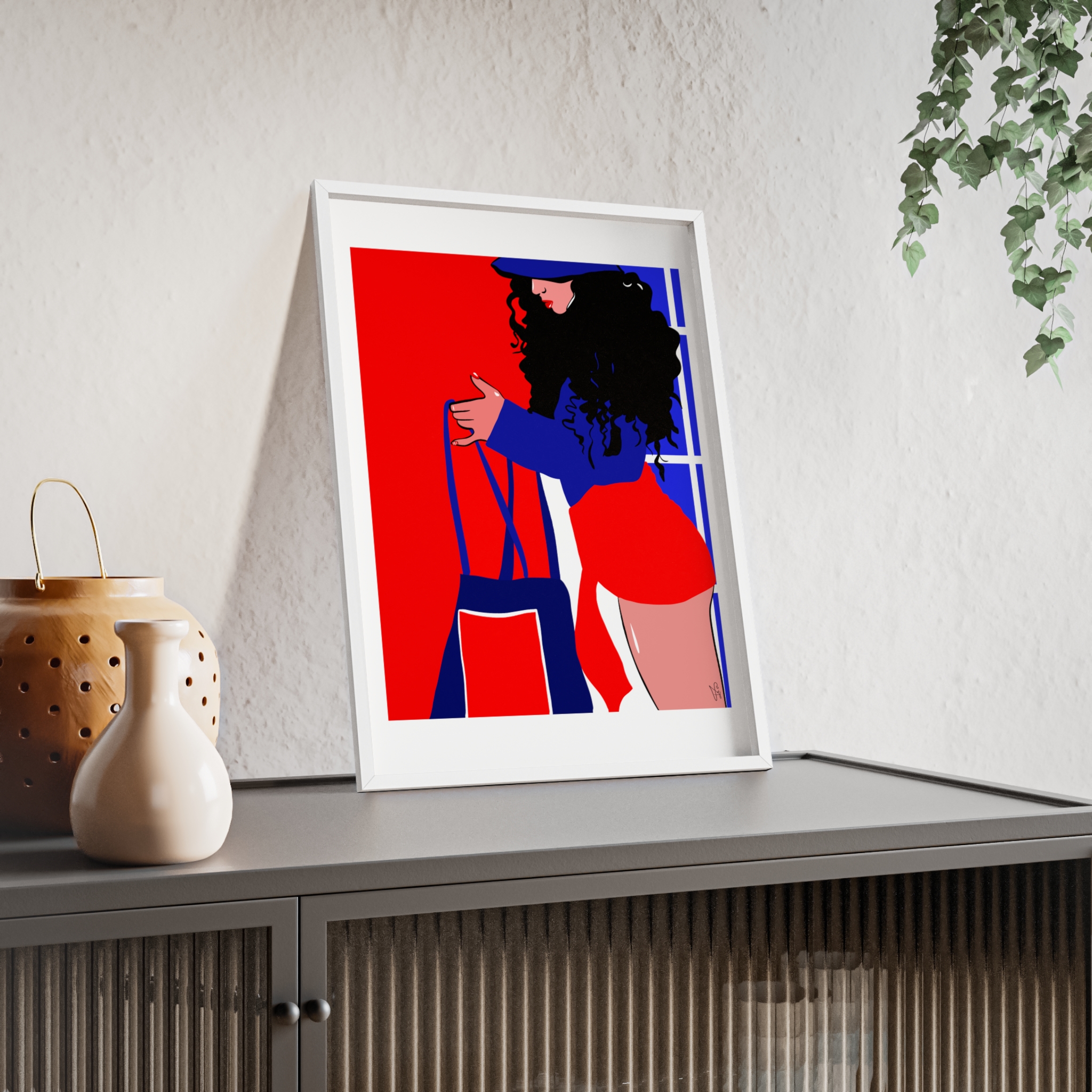 Beach Day Poster, Framed - Image 43