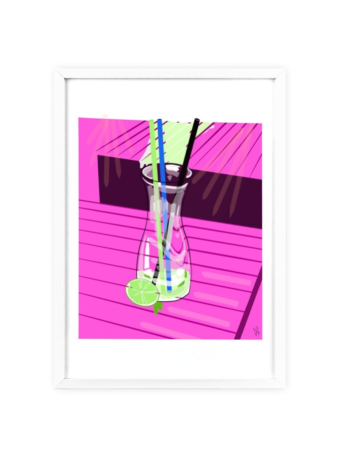 Mojito In Starigrad Poster, Framed