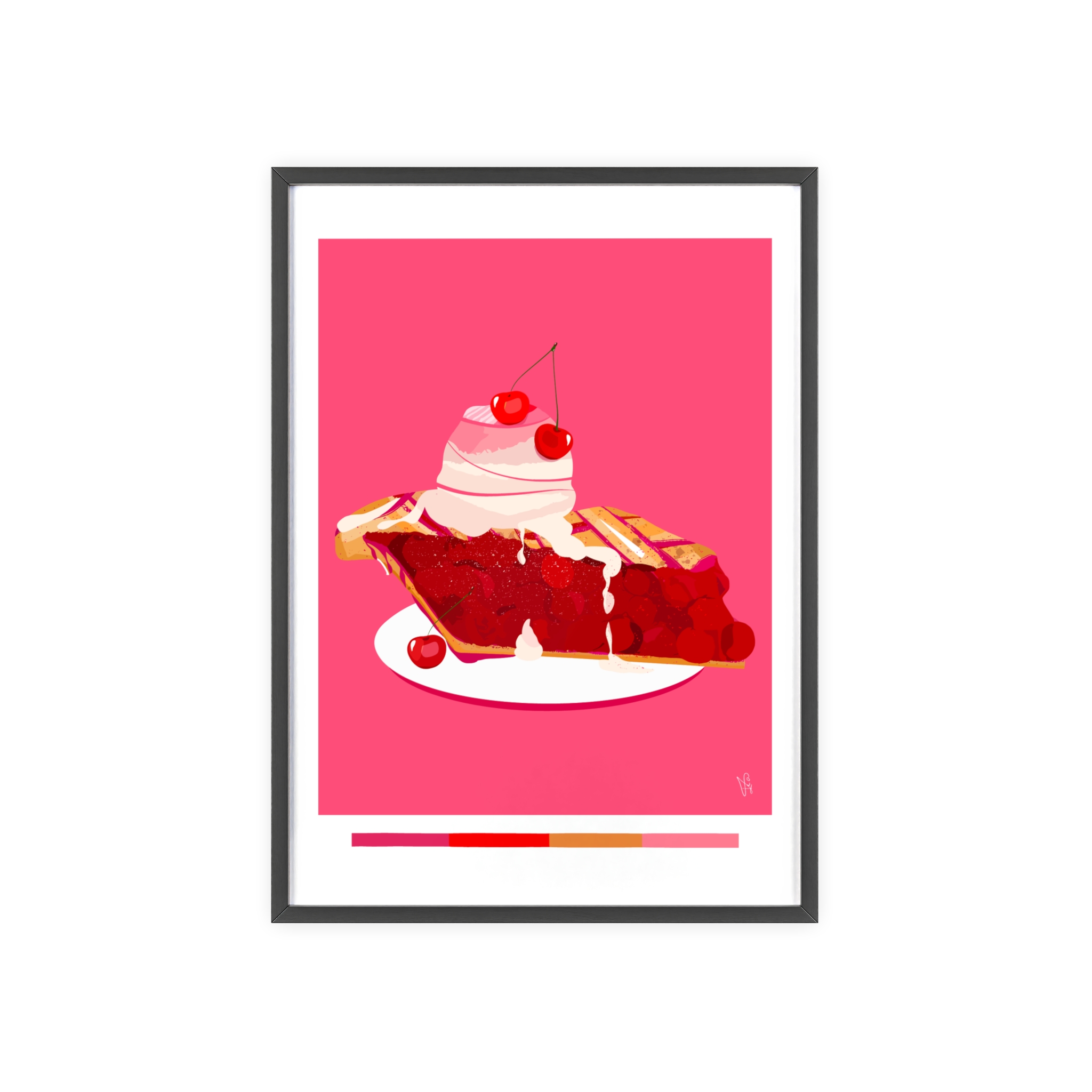 Cherry Pie Poster, Framed - Image 37