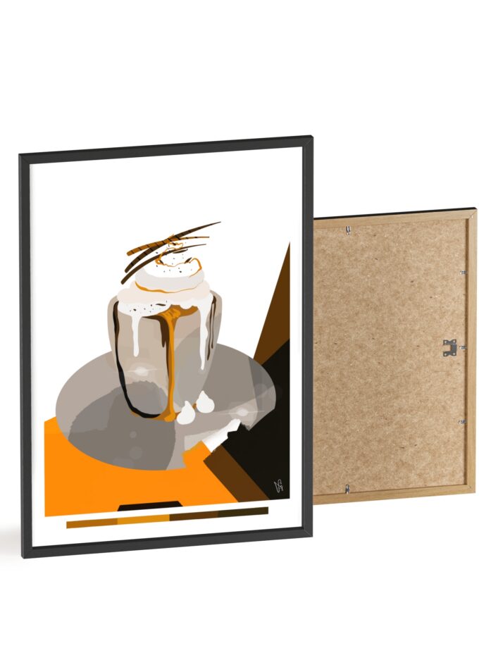 Caramel Bliss Poster, Framed