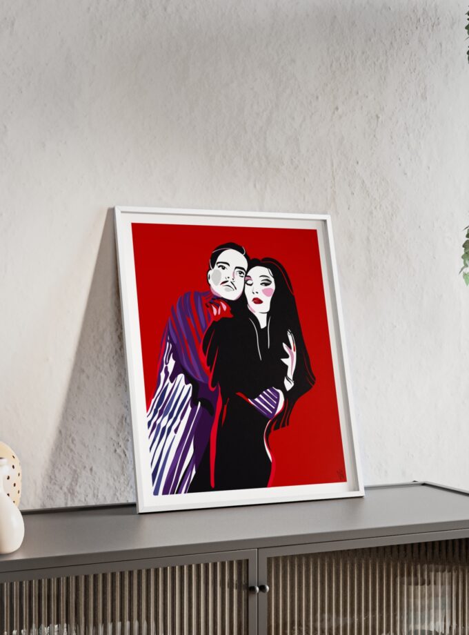 90' Bloody Halloween Poster, Framed