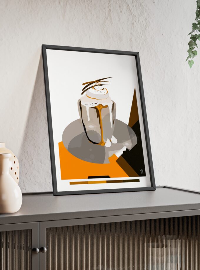 Caramel Bliss Poster, Framed