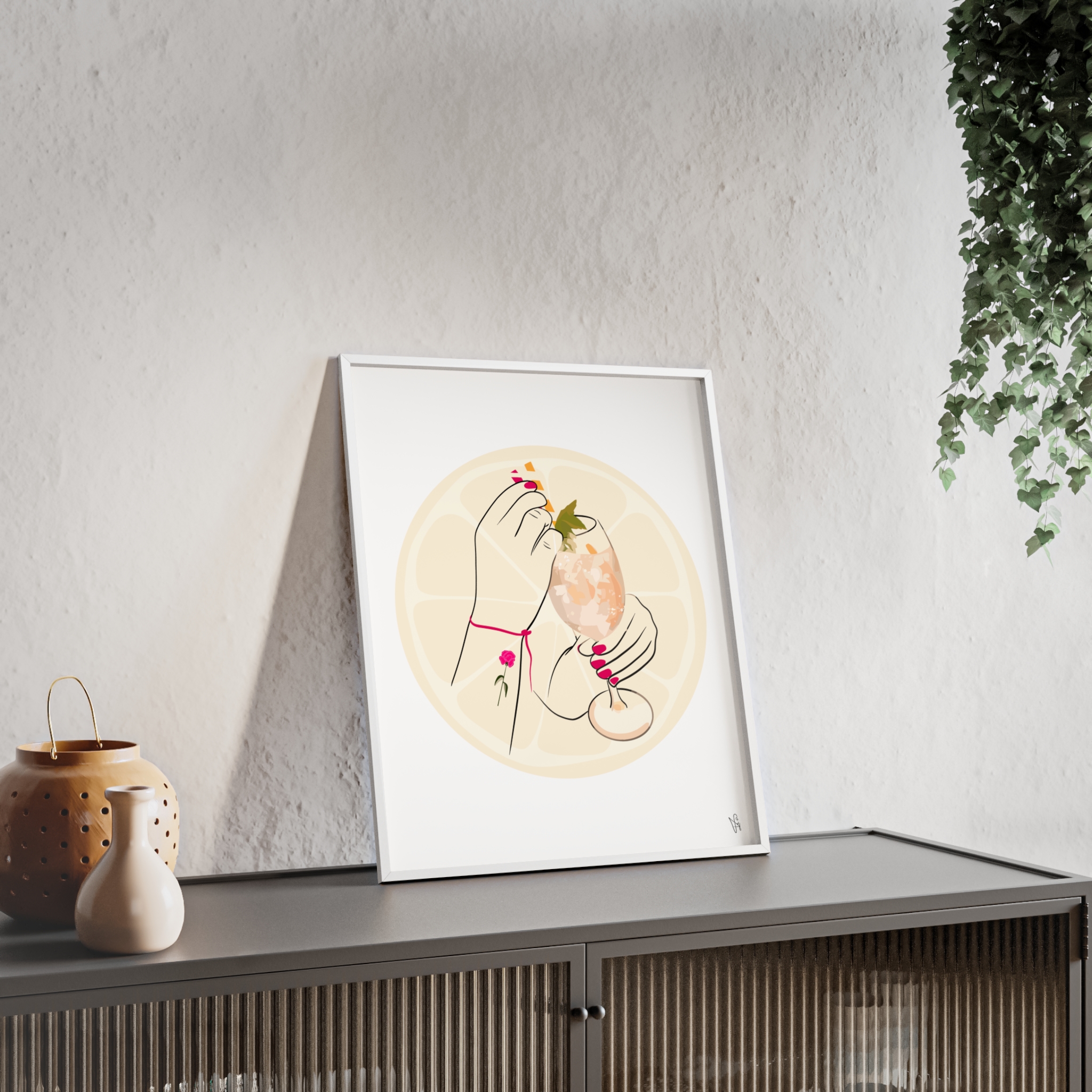 A Toast To Friendship Poster, Framed - Image 19