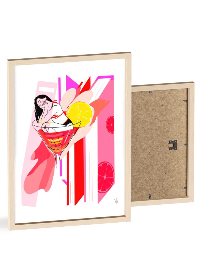 Cosmopolitana Poster, Framed