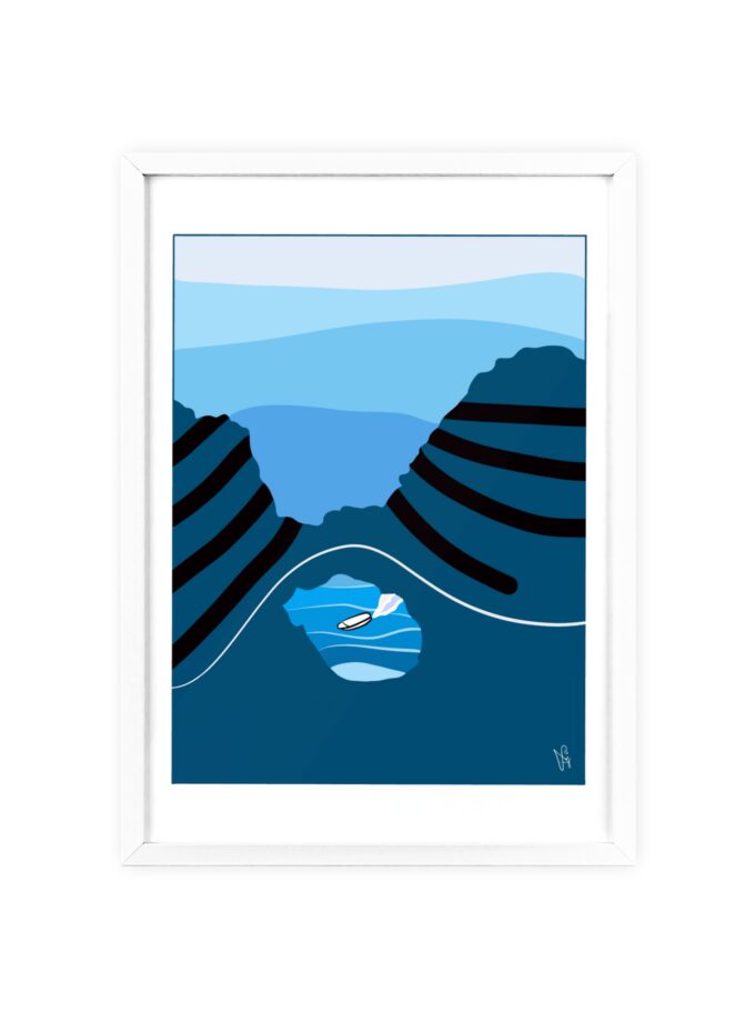 Sky Is Bright Poster, Framed