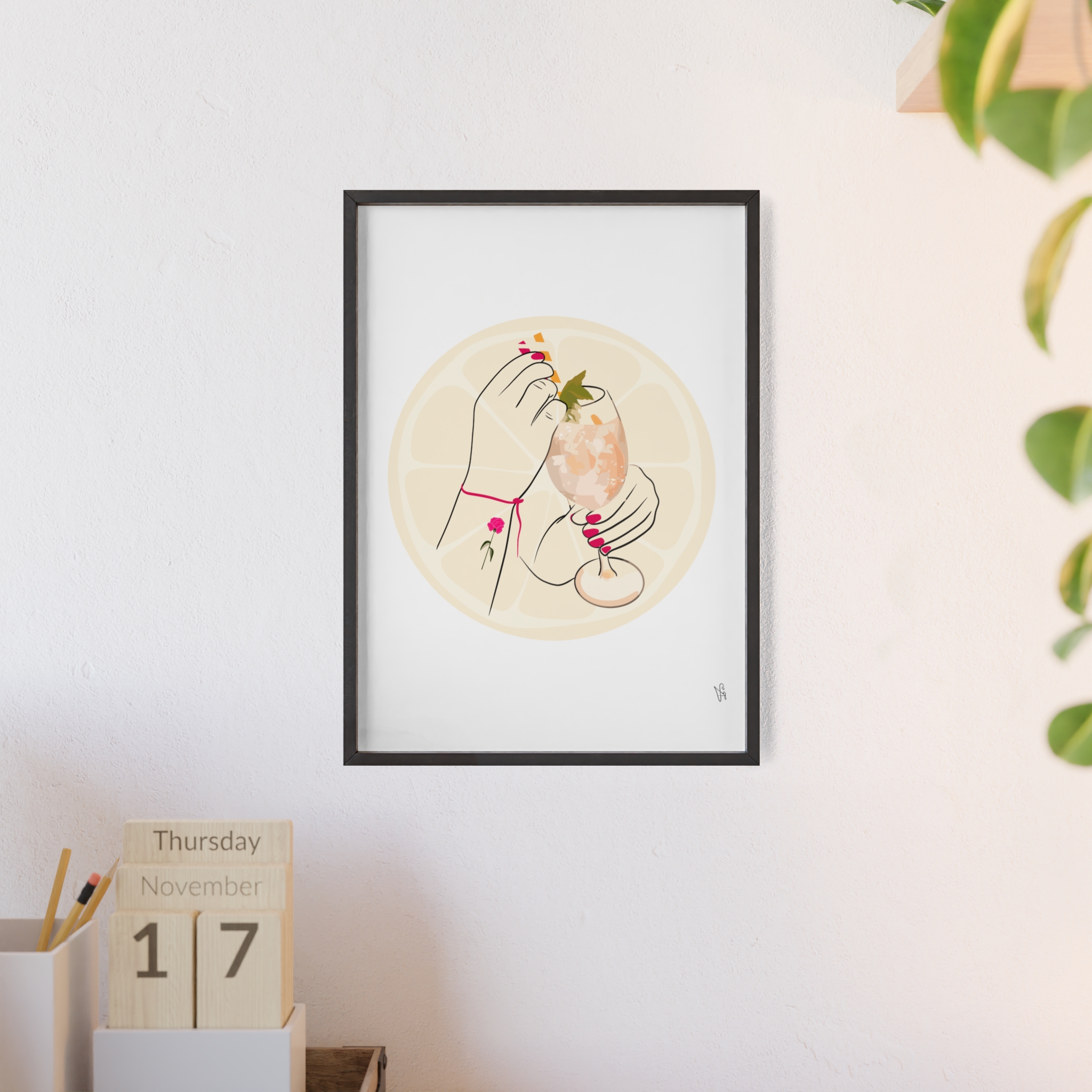 A Toast To Friendship Poster, Framed - Image 52