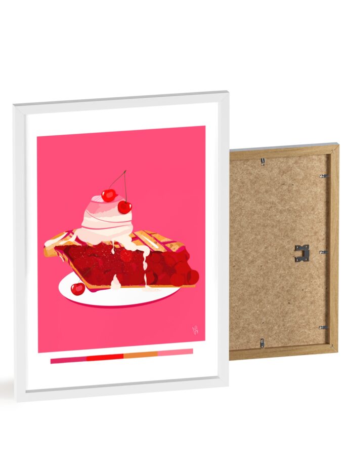 Cherry Pie Poster, Framed