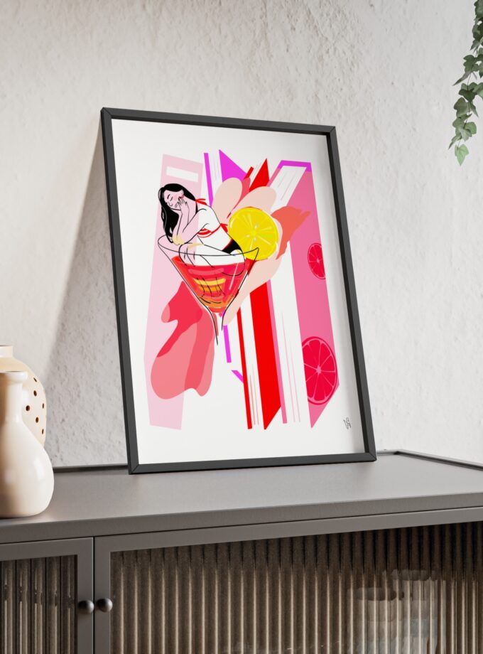 Cosmopolitana Poster, Framed