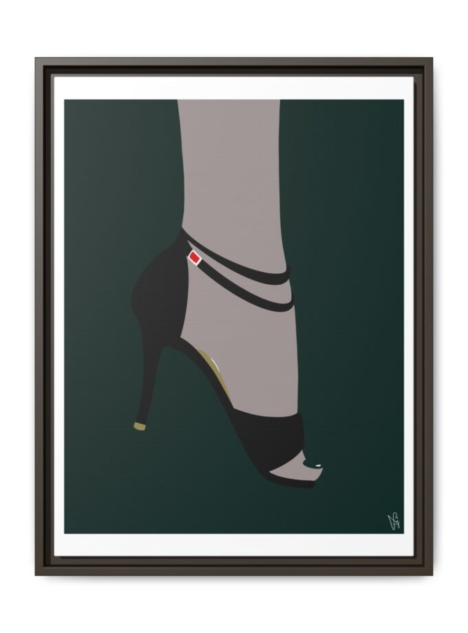 Emerald Canvas, Framed