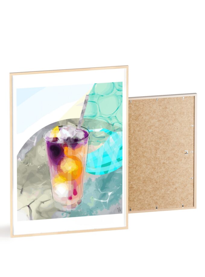 Lemonade In Zagreb Poster, Framed