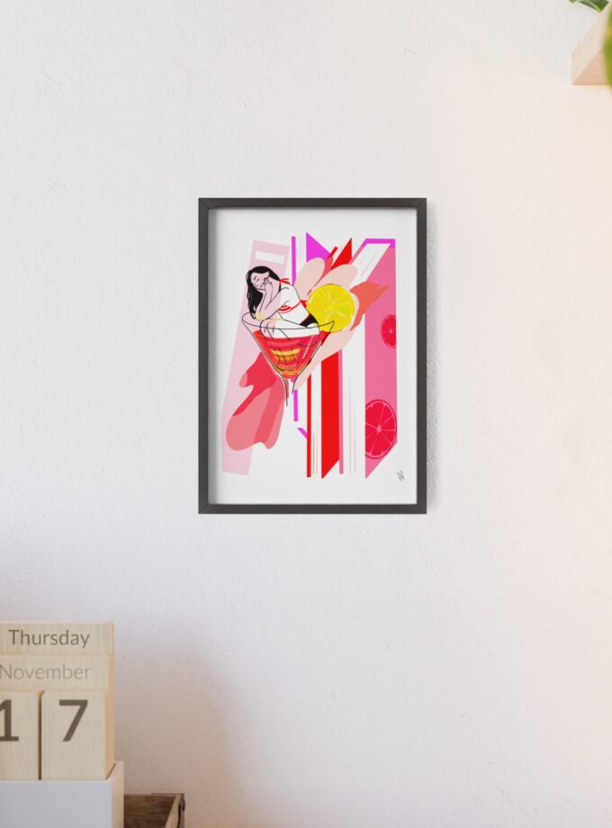 Cosmopolitana Poster, Framed