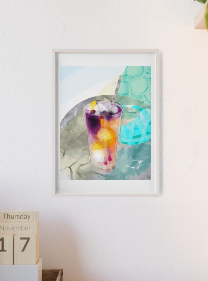 Lemonade In Zagreb Poster, Framed