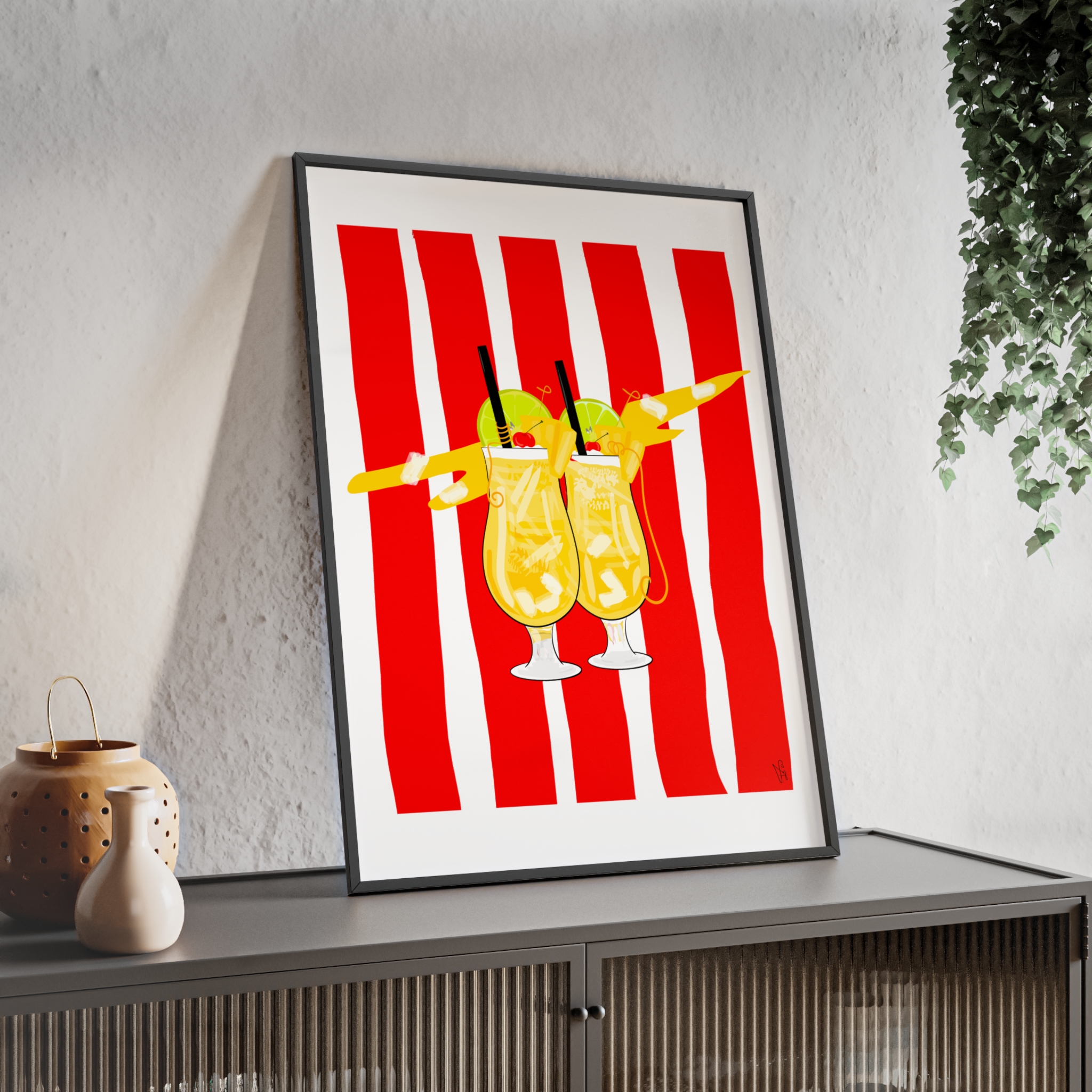 Pina Colada Poster, Framed - Image 27