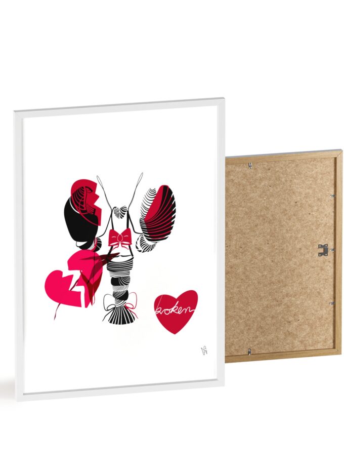 Heartbroken Poster, Framed