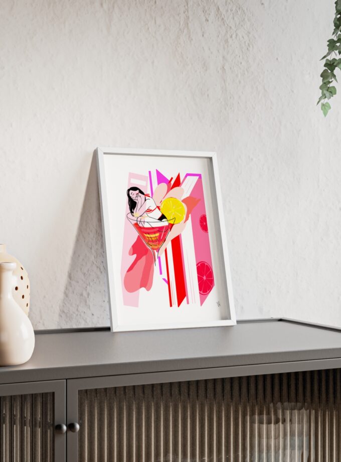 Cosmopolitana Poster, Framed