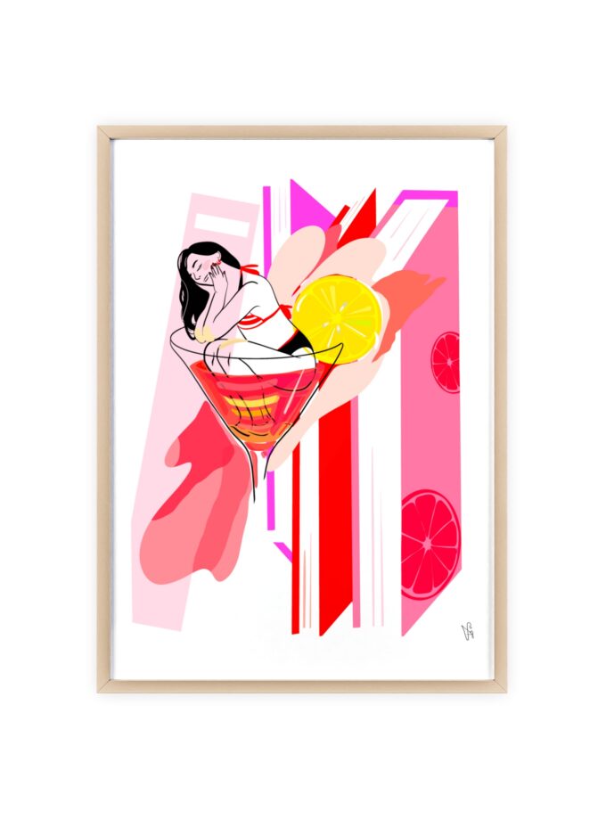 Cosmopolitana Poster, Framed