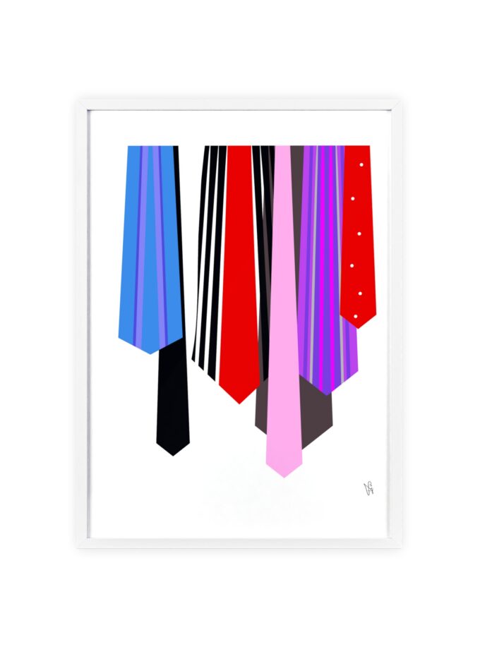 Ties Poster, Framed