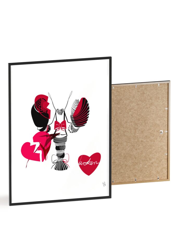 Heartbroken Poster, Framed