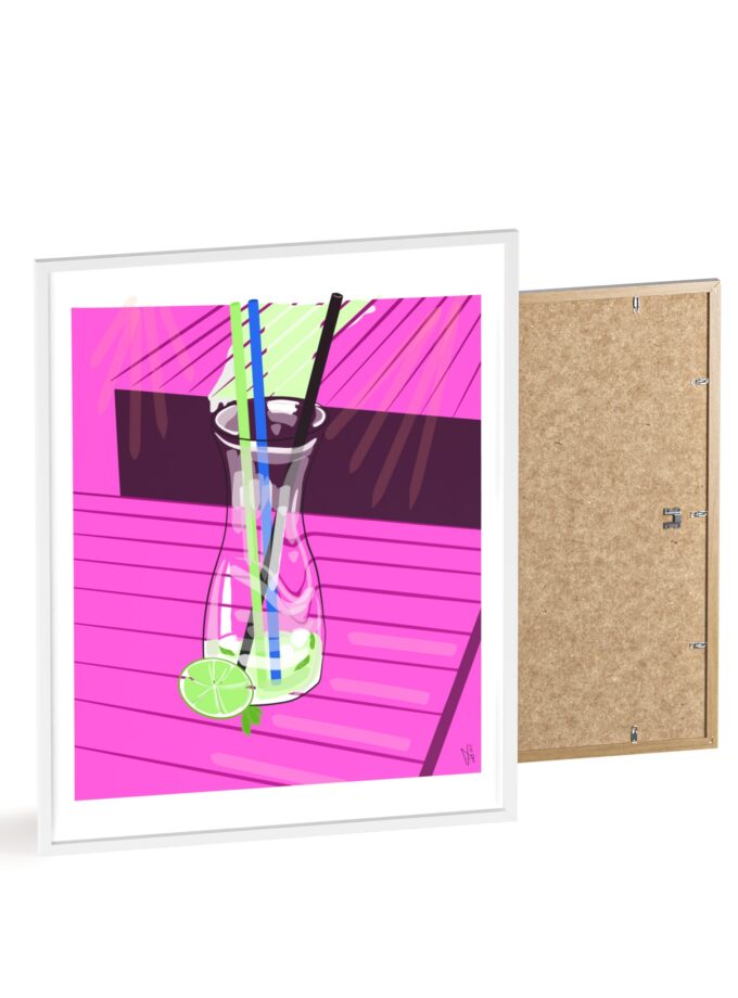 Mojito In Starigrad Poster, Framed