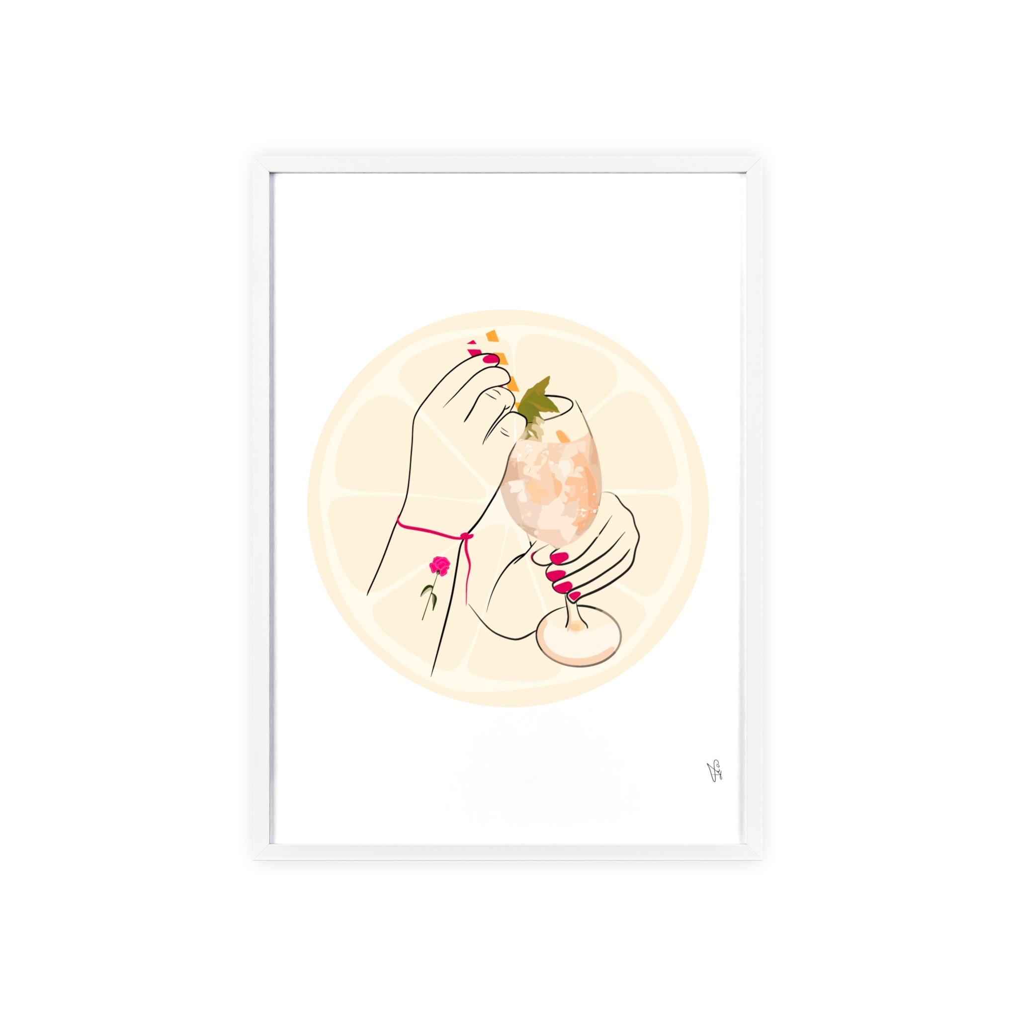 A Toast To Friendship Poster, Framed - Image 65