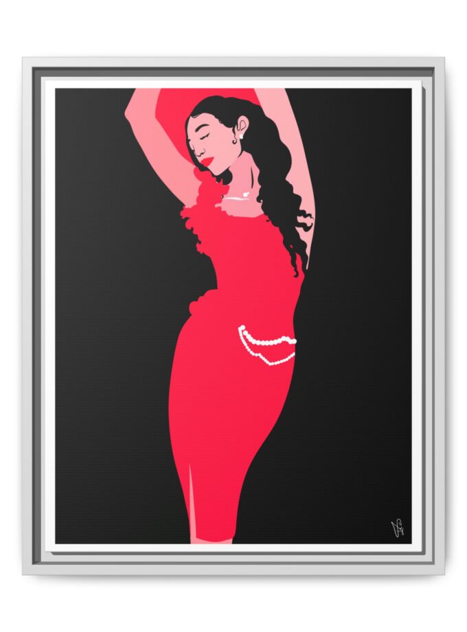 Goddess Canvas, Framed