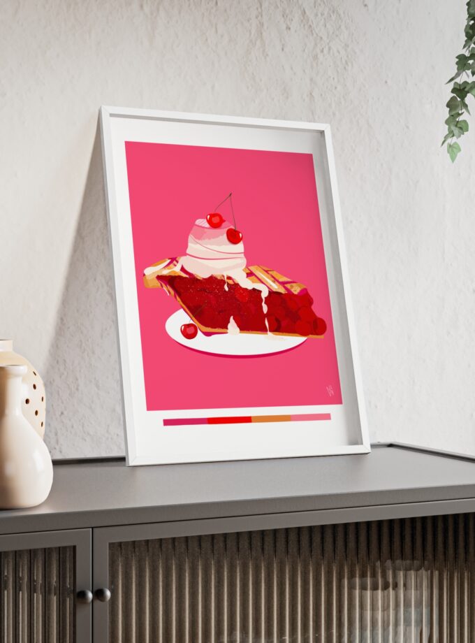 Cherry Pie Poster, Framed